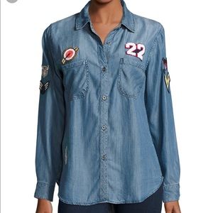 Rails Carter Chambray Shirt w/ Patches